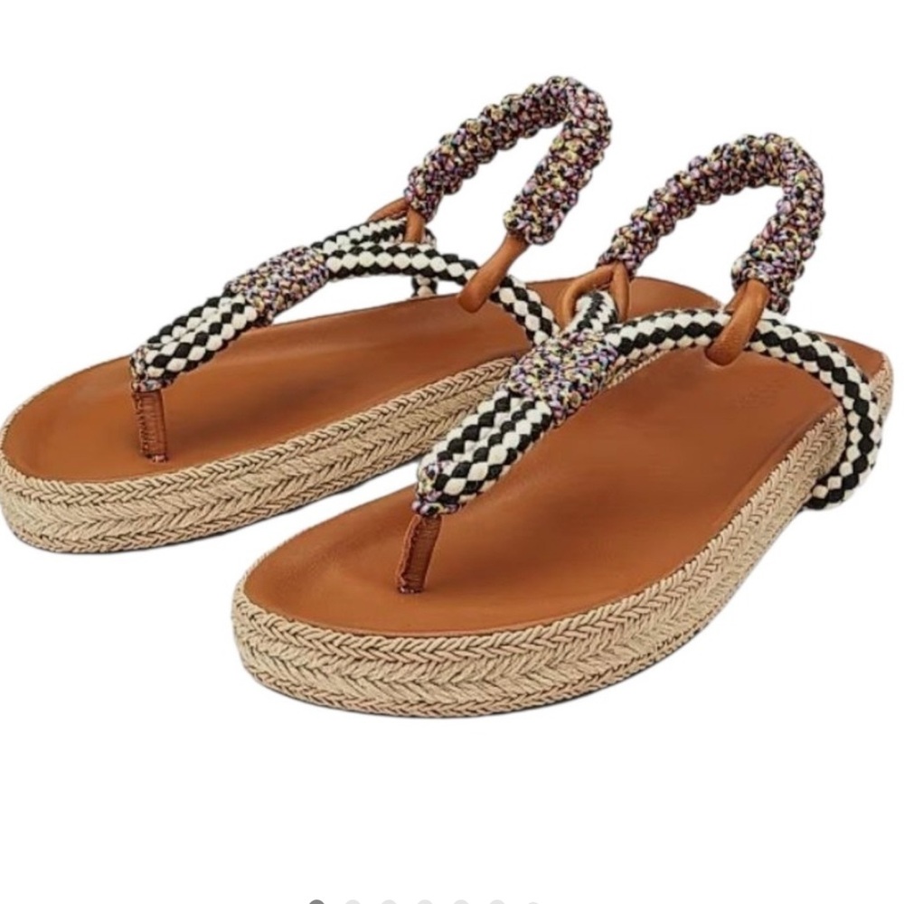 Authentic Isabel Marant Gypso Espadrille Sandal Braided Strap Size 40/ US 9